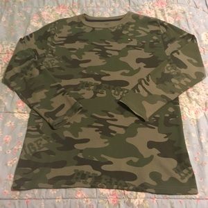 Boys Tommy Hilfiger Camo Long Sleeve Shirt